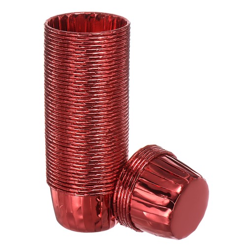 Rosse cupcake coppette 50pz - rosse,