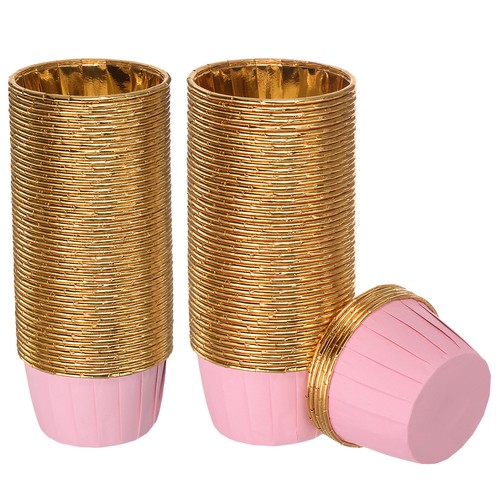 Rosa oro cupcake - rosa,